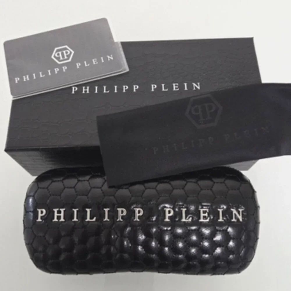 NWT SUNGLASSES PHILIPP PLEIN BLACK GOLD - Picture 3 of 3